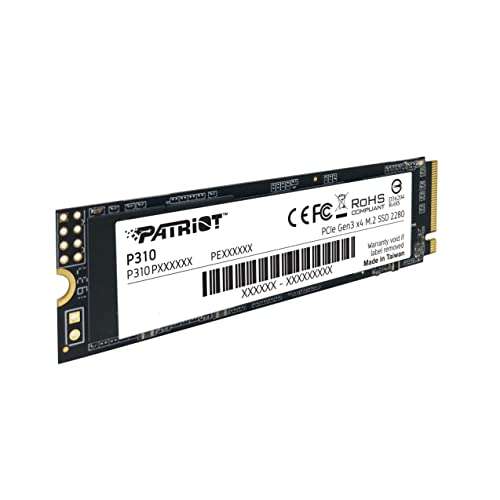 SSD interne M.2 NVMe Patriot P310 (P310P960GM28) - 960Go - 3D TLC