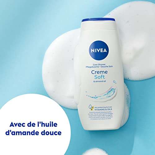 Lot de 6 Gels douche NIVEA Crème Soft Douche Soin - 250ml
