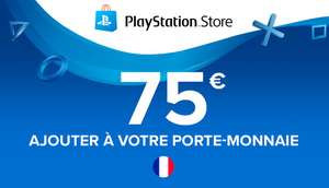 Carte Sony Playstation Network PSN 75€ (Dématérialisé)
