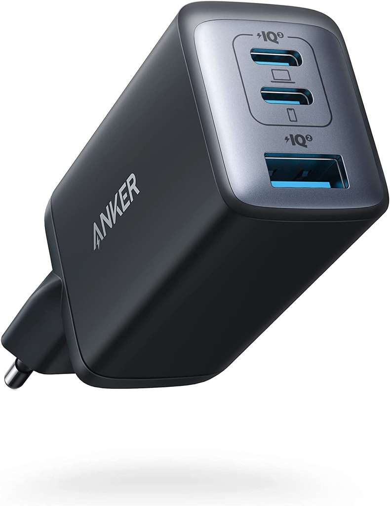 Chargeur Anker 735 Nano GaN II (65W) - 2x USB-C + 1x USB-A –