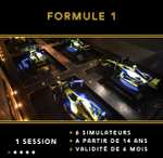 Session simulateur de Formule 1 (10 min) - I-Way Paris ou Lyon (78/69)