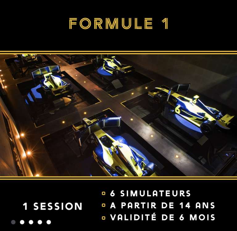 Session simulateur de Formule 1 (10 min) - I-Way Paris ou Lyon (78/69)