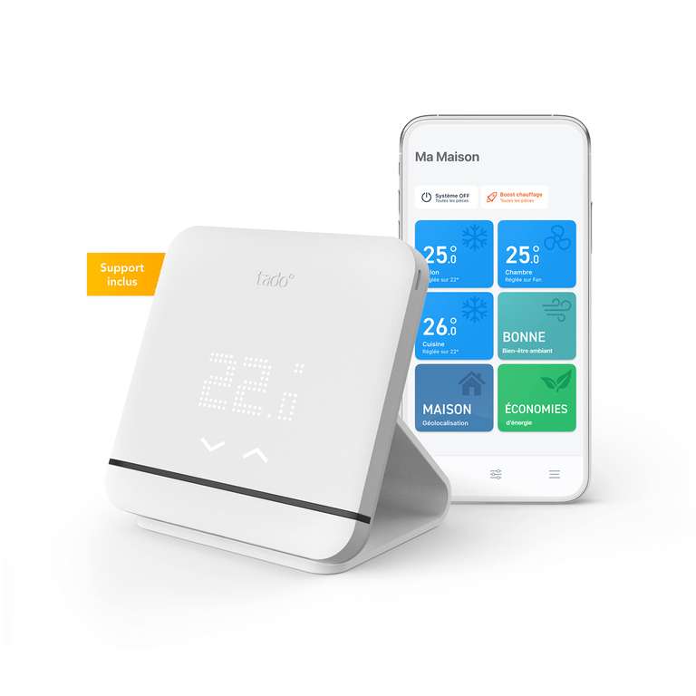 Compatible avec Alexa, ce thermostat connecté qui régule votre consommation  passe sous les 50 euros