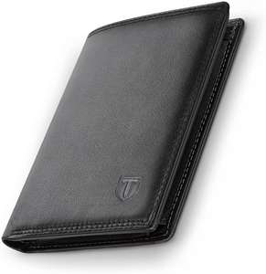Portefeuille Teehon - Cuir véritable, Blocage RFID/NFC 13, porte-carte crédit