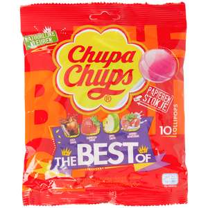 Sucettes Chupa Chups The Best Of - 10 pièces