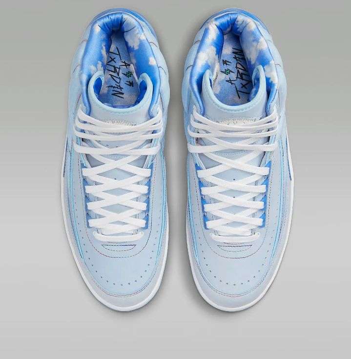 Baskets Homme Nike J. Balvin x AJ 2 Celestine Blue Tailles du