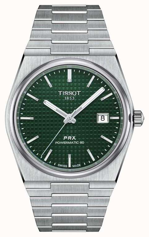 Montre automatique Tissot Prx powermatic 80 vert T1374071109100 T137.407.11.0 (firstclasswatches.com)