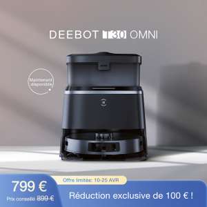 Robot aspirateur Deebot T30 Pro Omni (ecovacs.com)