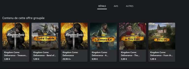 Kingdom Come: Deliverance - Royal Edition: Jeu + tous les DLCs sur Xbox One et Xbox Series XIS (Dématérialisé - Store Turquie)