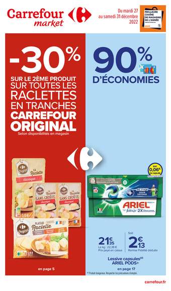 Lessive Capsule Active Deo Fresh ARIEL : la boite de 40 capsules à Prix  Carrefour