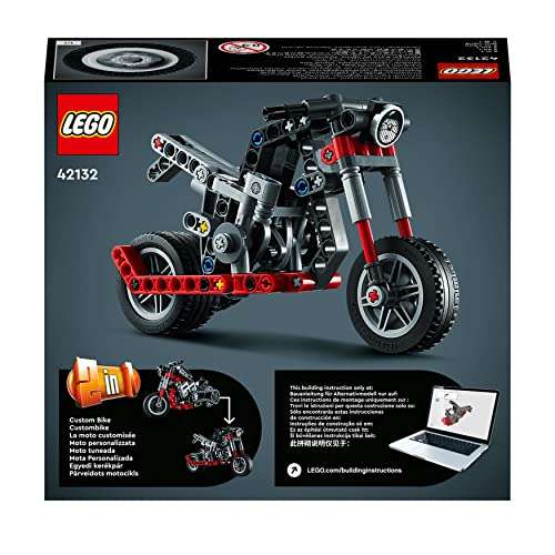 Jeu de construction Lego 42132 Technic La Moto (via coupon)