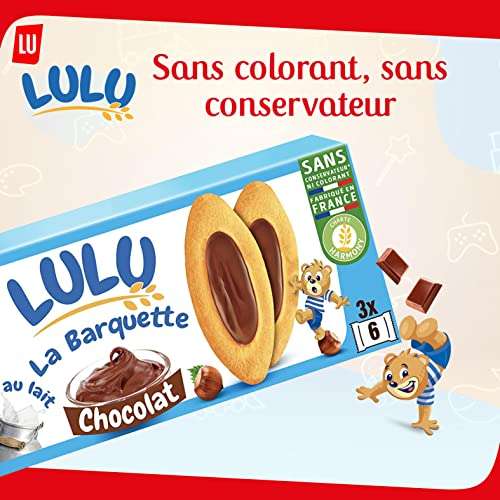 Lu Lulu la barquette chocolat ou fraise lu - En promotion chez G20