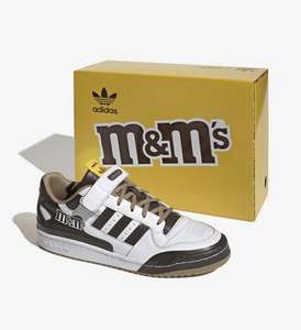 Chaussures Adidas X M&M'S Forum Low 84 - White & Brown, tailles du 40 au 44