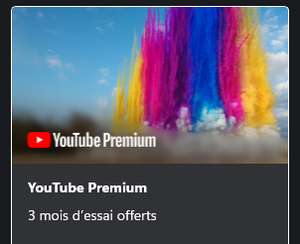 [Game Pass Ultimate] 3 mois d'abonnement à Youtube Premium (Dématérialisé)
