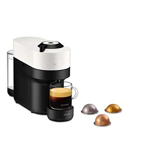 Machine à café capsules Nespresso Krups Vertuo Pop Y4889FD - blanc ou rouge