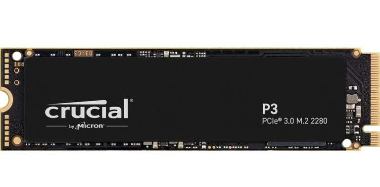SSD Interne M.2 NVMe Crucial P3 Plus (CT4000P3PSSD8) - 4 To, PCIe