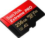 Carte mémoire microSDXC SanDisk Extreme PRO UHS-I Memory Card 256 Go + Adapter & RescuePRO Deluxe