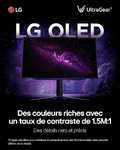 Moniteur LG 27GR95QE 27" - OLED, 2560x1440 , 240HZ, 0,03ms , DCI-P3 98.5%