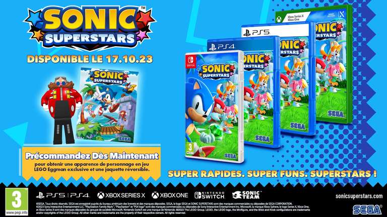 Sonic Superstars sur Xbox Series X / Xbox One