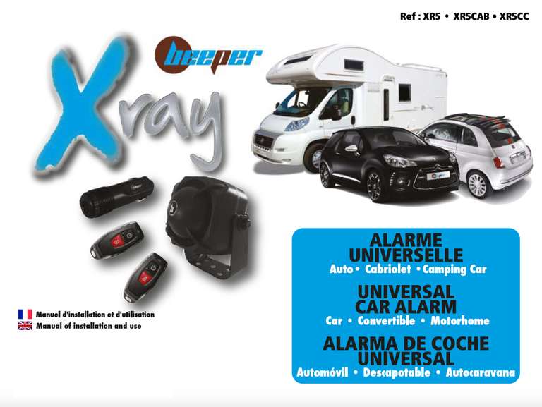 Alarme universelle Camping Car XR5CC
