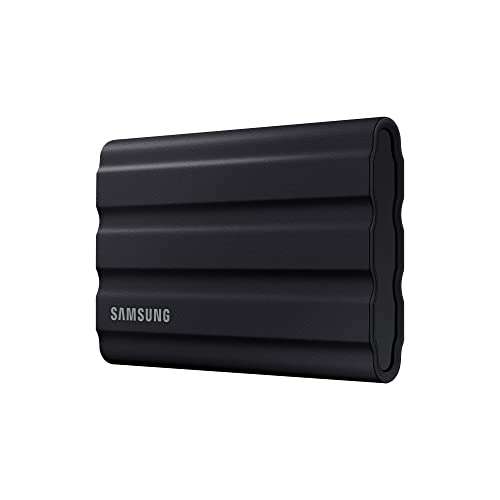 SSD externe Samsung T7 Shield - 1 To, Type-C, Jusqu’à 1050 Mo/s, Résistant aux chocs, IP65, Noir (via coupon)