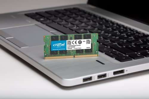 Kit mémoire RAM SO-DIMM Crucial - 32 Go (2 x 16 Go), DDR4, 3200 MHz, CL22 (CT2K16G4SFRA32A)