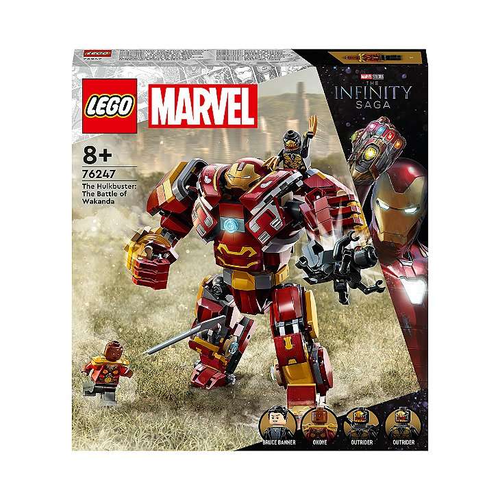 Jeu de construction Lego Marvel 76247 Hulkbuster : La Bataille du Wakanda (via 10.73€ sur la cagnotte fidélité)
