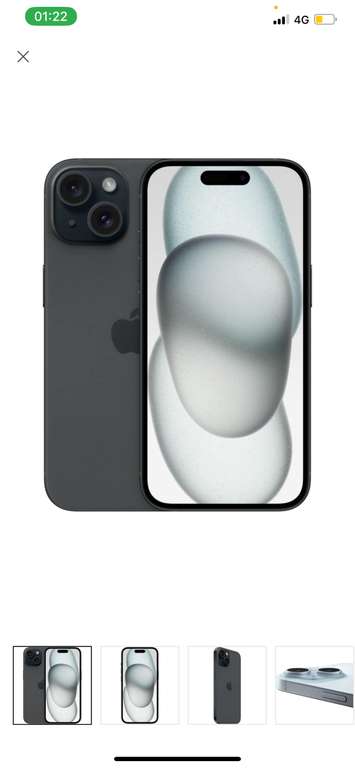 iPhone 15 Plus noir 128Go - APPLE - RED by SFR