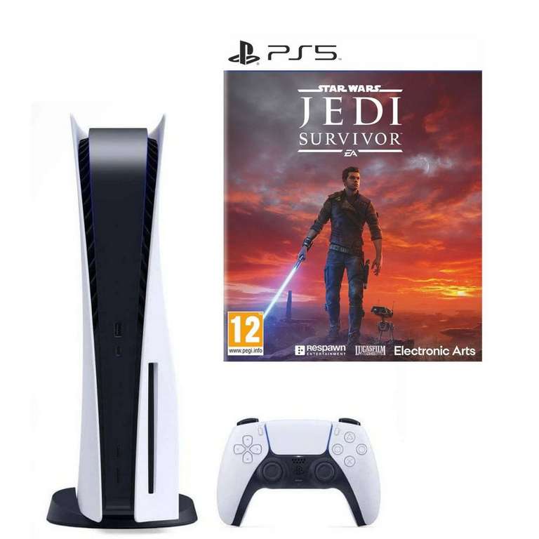 Console Sony PS5 Standard + Star Wars Jedi : Survivor