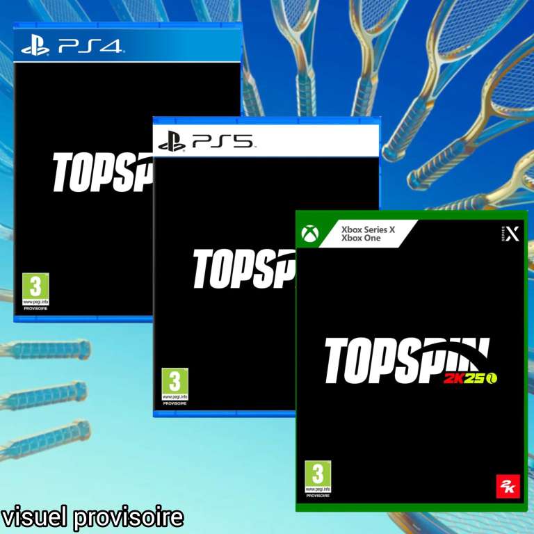 [Précommande] TopSpin 2K25 sur PS4 (50,49€ sur PS5 ou Xbox Series X & Xbox One)
