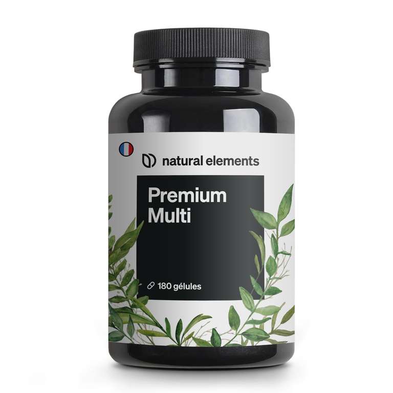 Compléments multivitaminés Natural Elements Premium Multi - 180 gélules (vendeur tiers)