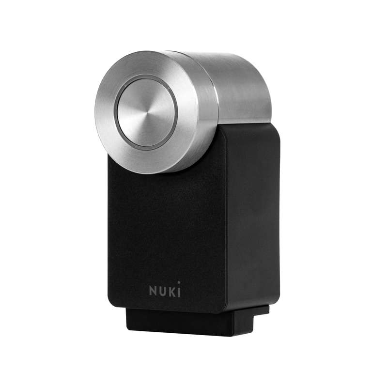 Serrure de porte électronique Nuki Smart Lock Pro (4è génération) - WiFi et Matter - Noir