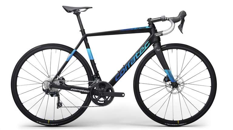 Vélo Corratec CCT Team Pro Disc - Noir/Bleu, Taille M