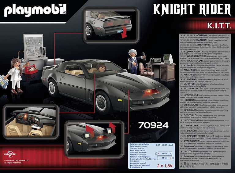 Jouet Playmobil K-2000 Knight Rider K.I.T.T 70924