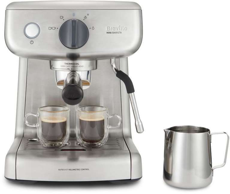 Machine à café expresso manuelle Breville Barista Mini VCX125X01