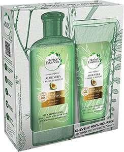 Coffret Shampoing 225ml + Après Shampoing 180ml Herbal Essences Aloe Vera Et Huile D’Avocat (via coupon + abonnement prévoyez économisez)