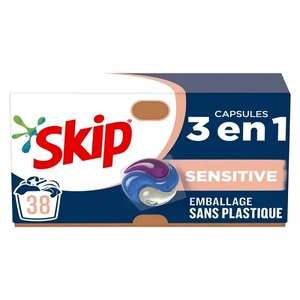 Sélection de pack de lessives en promotion - Ex.: 36 & 38 Capsules Lessive 3en1 Skip (Via 13,94€ fidélités) - Cora Massy (91)