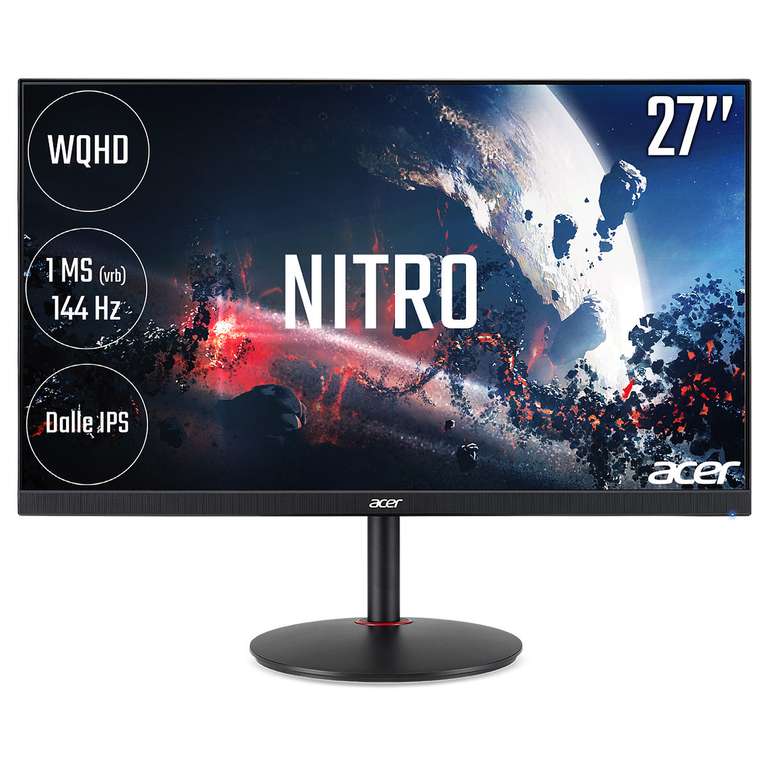 Écran PC 27" Acer Nitro XV272UP - WQHD, LED IPS, 144 Hz, 1 ms, G-Sync