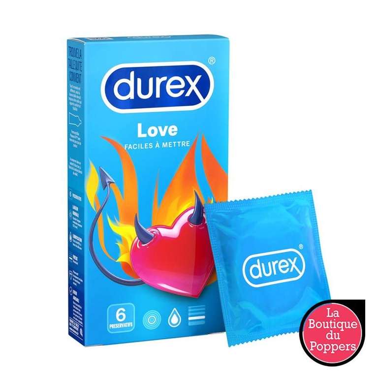 Préservatifs Durex Love x6