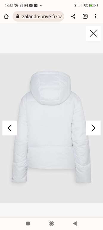 Veste d'hiver pour Femme Nike Sportswear Classic Tape - blanc, Taille XS ou XL
