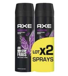 2x Déodorants en spray - AXE - 2x200ml (via 4.45€ sur carte fidélité)