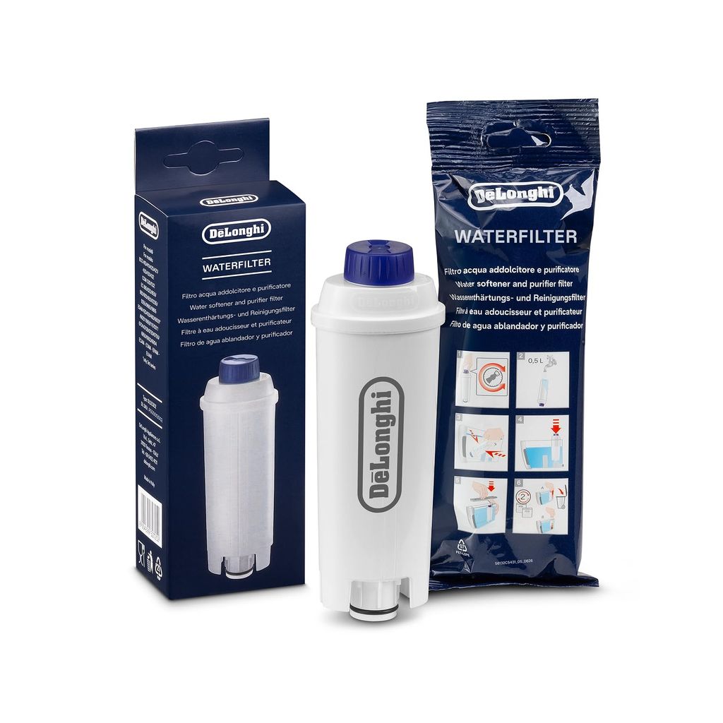 Cartouche Filtrante De'Longhi DLSC002 - Filtre à Eau Machine à Café, Blanc