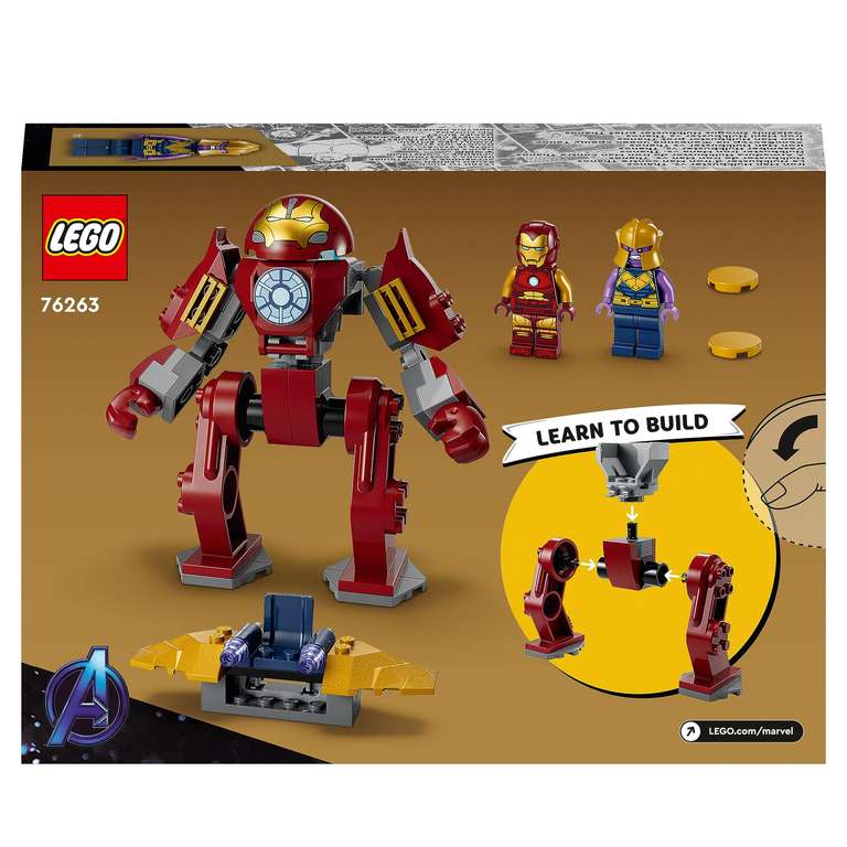 LEGO 76263 Marvel : La Hulkbuster d’Iron Man Contre Thanos (Via coupon)