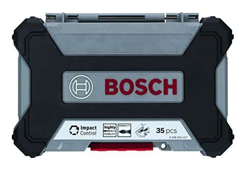 Kit d'embouts et mèches pour visseuse à chocs Bosch Accessories Amazon Edition - 35 pièces