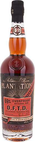 Rhum Plantation Rum Old Fashioned Traditional Dark - Overproof, 69% Alcool, Origine Caraïbes - 70cl