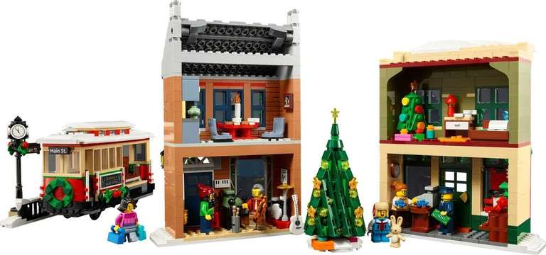 LEGO Icons 10308 - La Grande Rue Décorée pour les Fêtes (sélection de magasins)