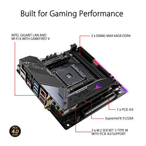 [Prime] Carte mère Mini-ITX Asus ROG Strix X570-I Gaming