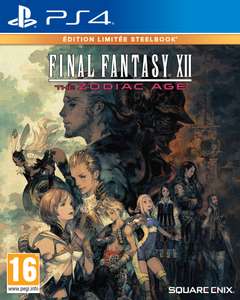 Sélection de jeux PS4 en promotion (via retrait en magasin) - Ex : Final Fantasy XII : The Zodiac Age Steelbook Edition Limitée