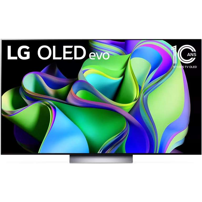 TV 65" LG OLED65C3 - OLED, 4K, HDR, Smart TV (+ carte cadeau de 300€)