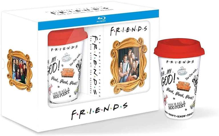 Coffret Blu-Ray intégrale Friends édition 25ème anniversaire - Saisons 1 à 10 + Bonus + Mug Collector